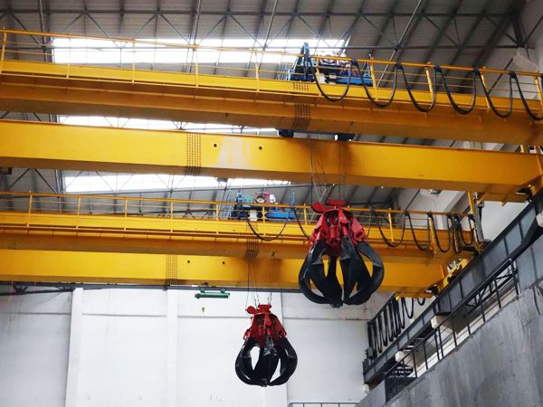 垃圾抓斗起重機(jī)正常生產(chǎn)過程中出現(xiàn)鋼絲繩脫槽，如何解決？